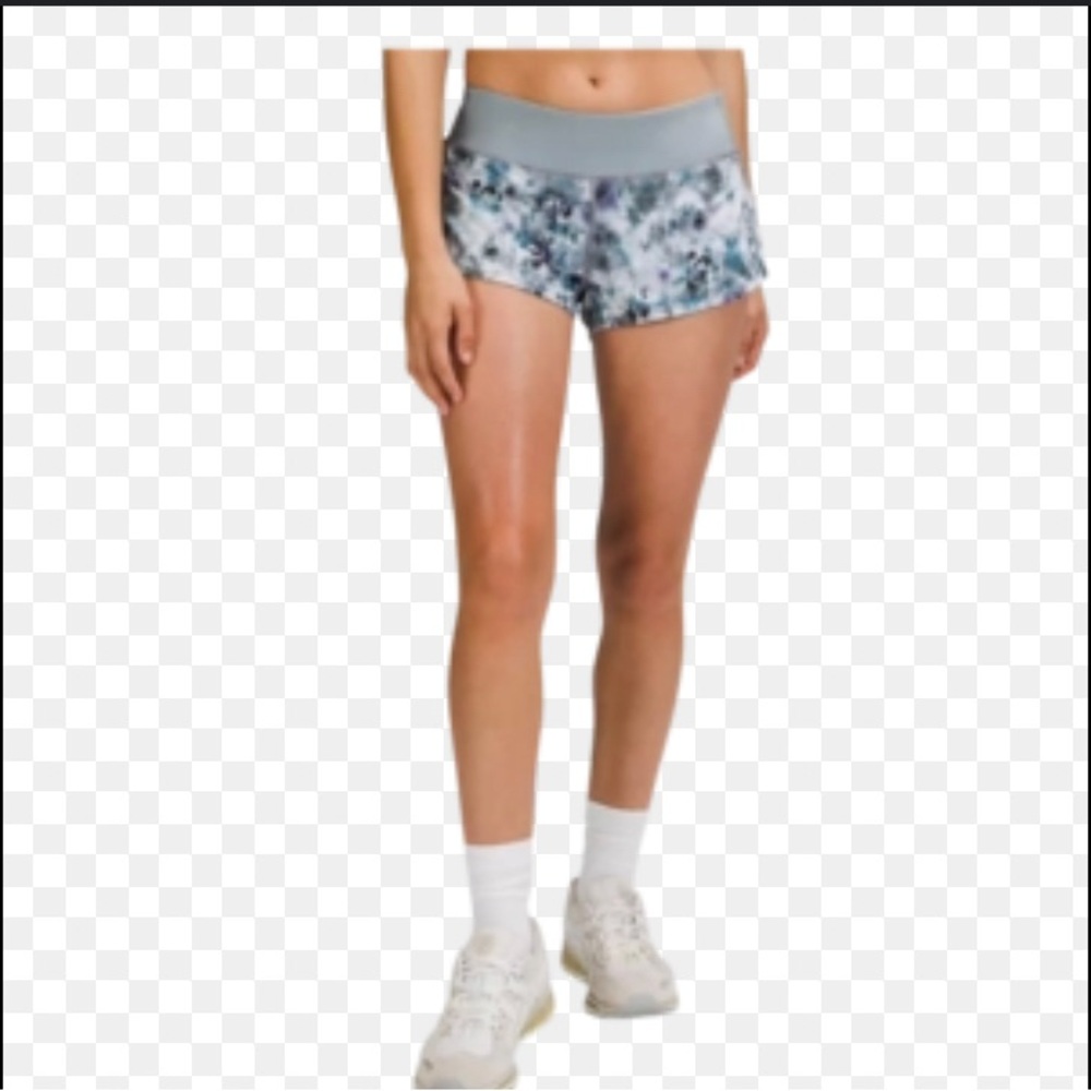 Women's Gray Patterned Shorts